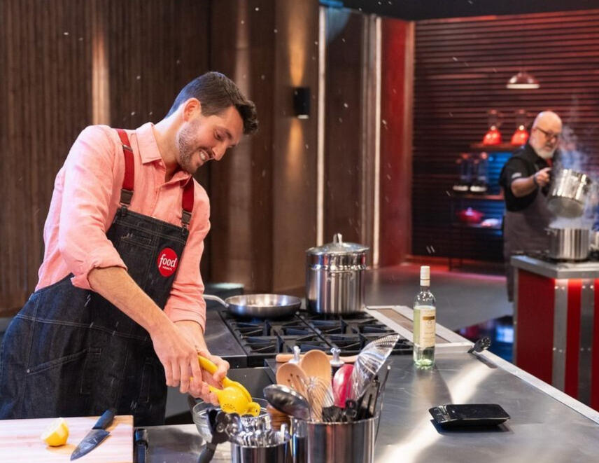 Cooking off on the Food Network with Andrew Zimmern